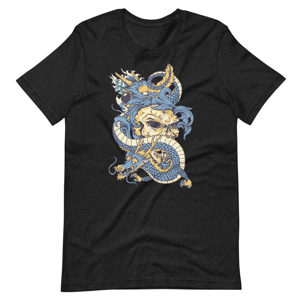 Double Dragons Skull Unisex T-shirt