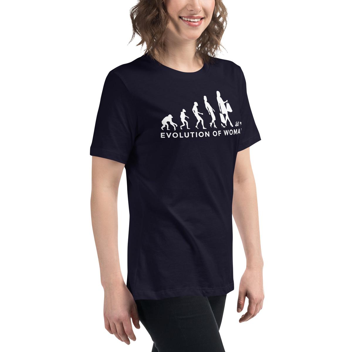 Female Evolution Funny Women's T-shirt