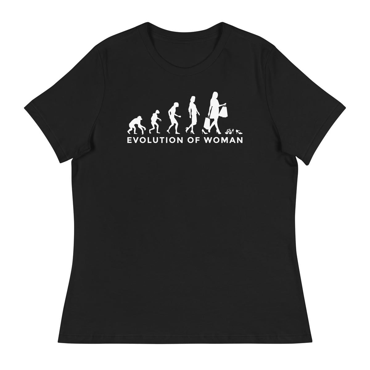 Female Evolution Funny Women's T-shirt