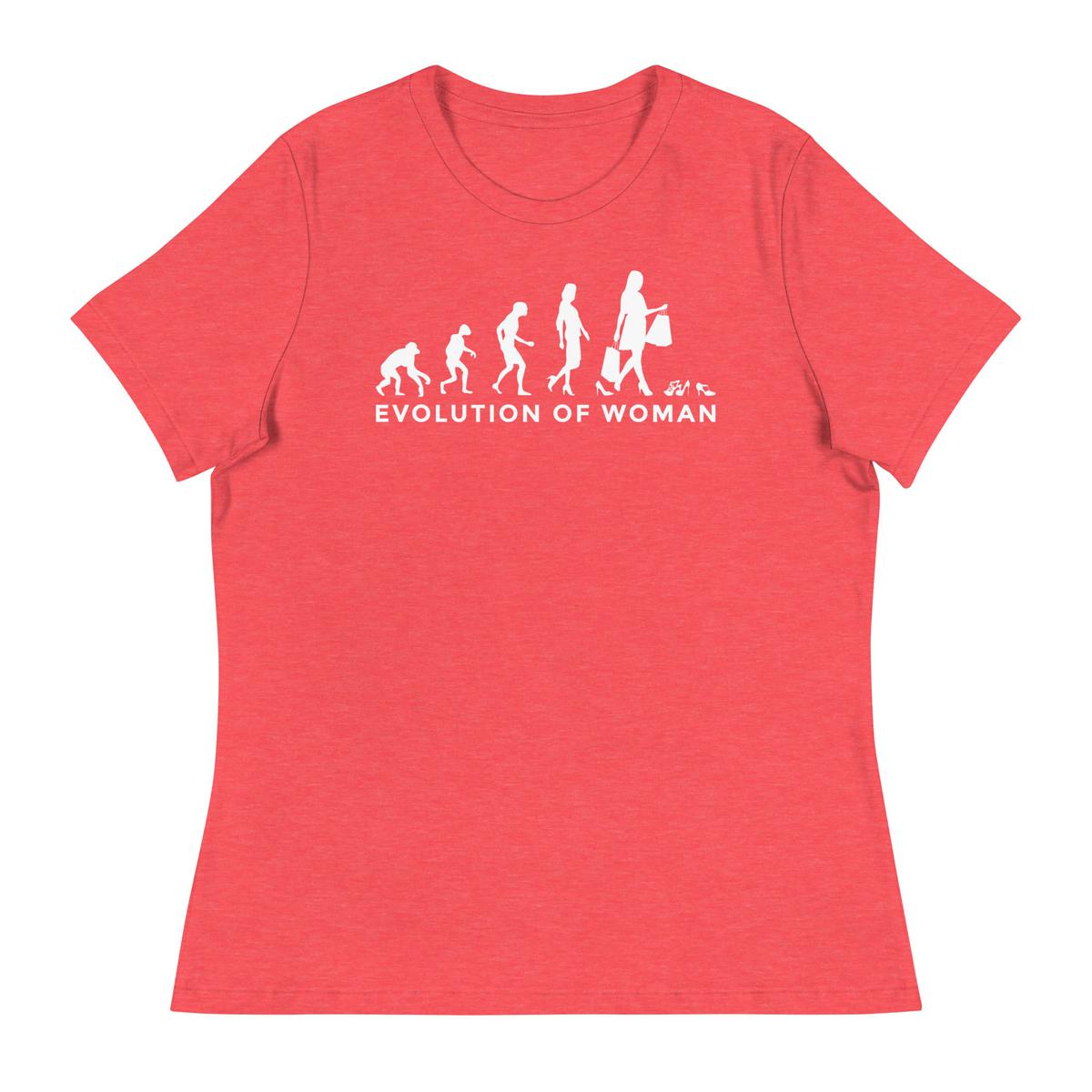 Female Evolution Funny Women's T-shirt