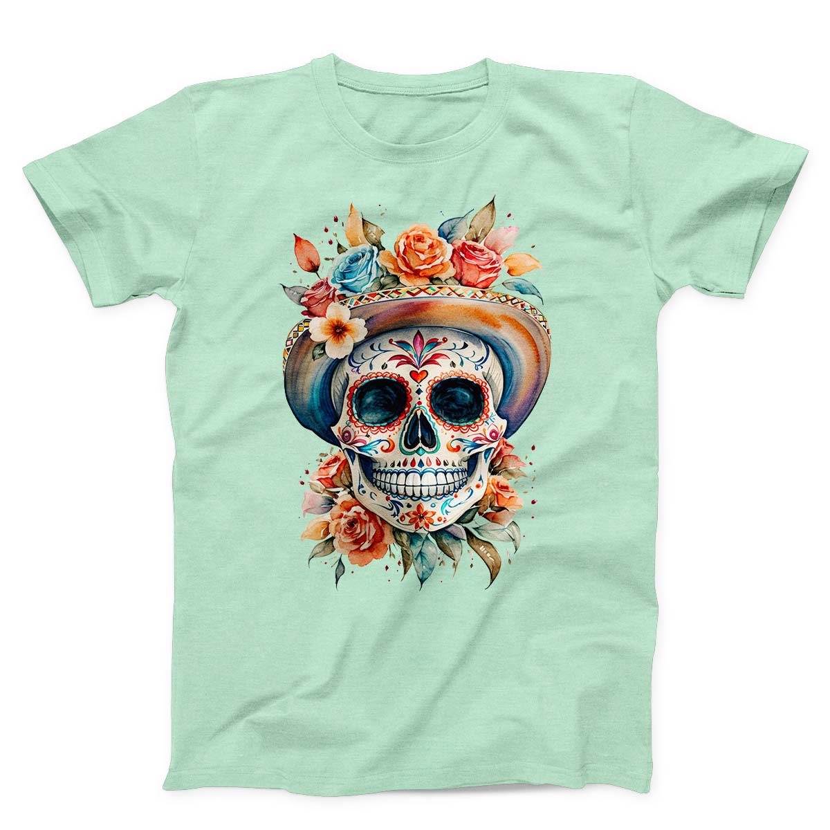 Floral Skull Fiesta Unisex T-shirt
