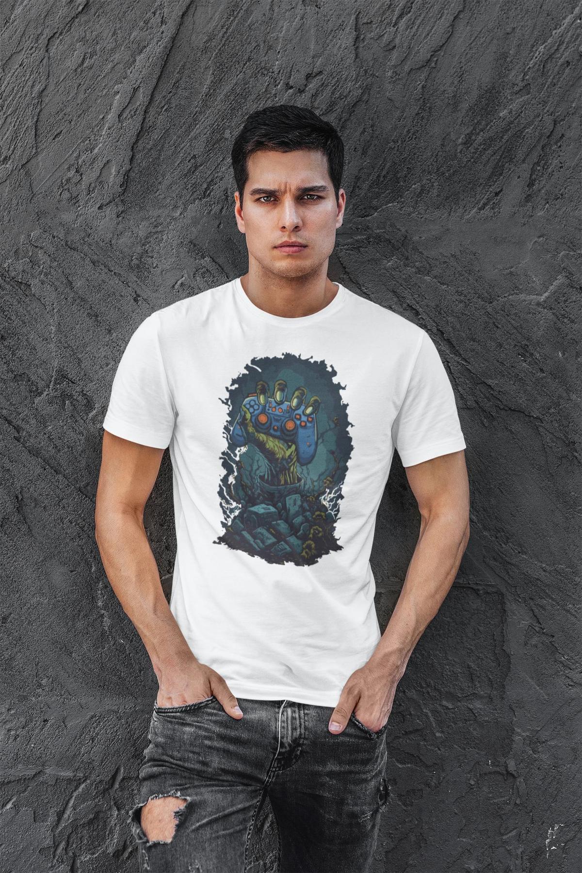 Gaming Zombie Hand Unisex T-Shirt