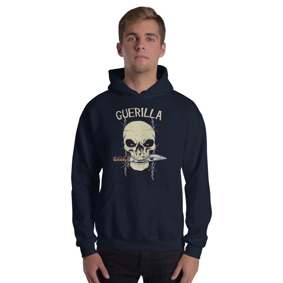 Guerilla Skull Unisex Hoodie