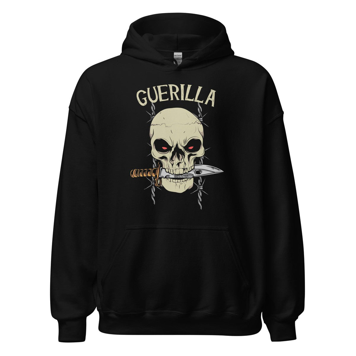Guerilla Skull Unisex Hoodie