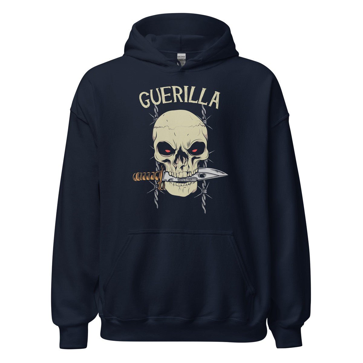 Guerilla Skull Unisex Hoodie