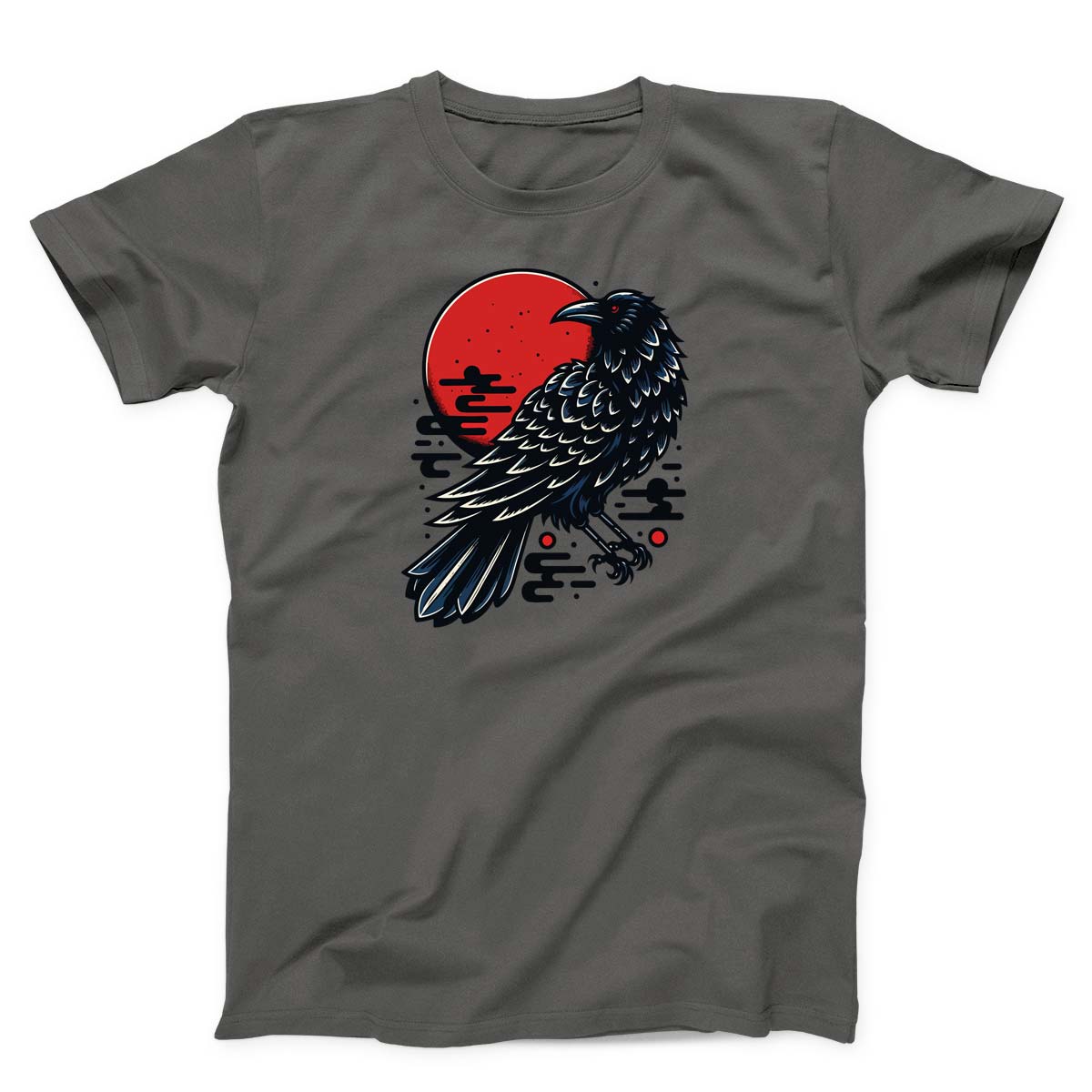 Japanese Style Crow Unisex T-shirt