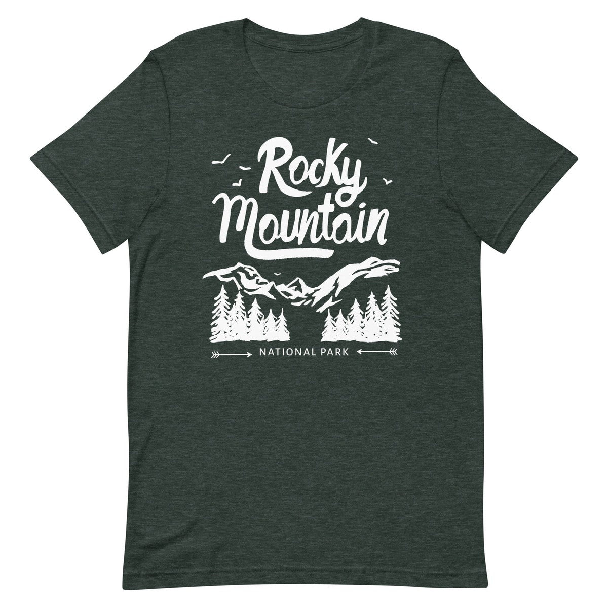 Mountains And Pine Trees Unisex T-shirt