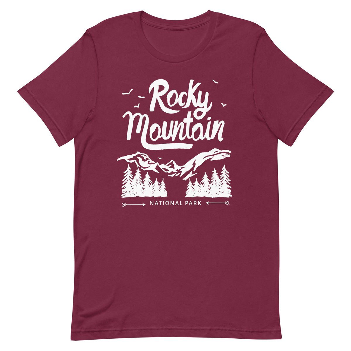 Mountains And Pine Trees Unisex T-shirt