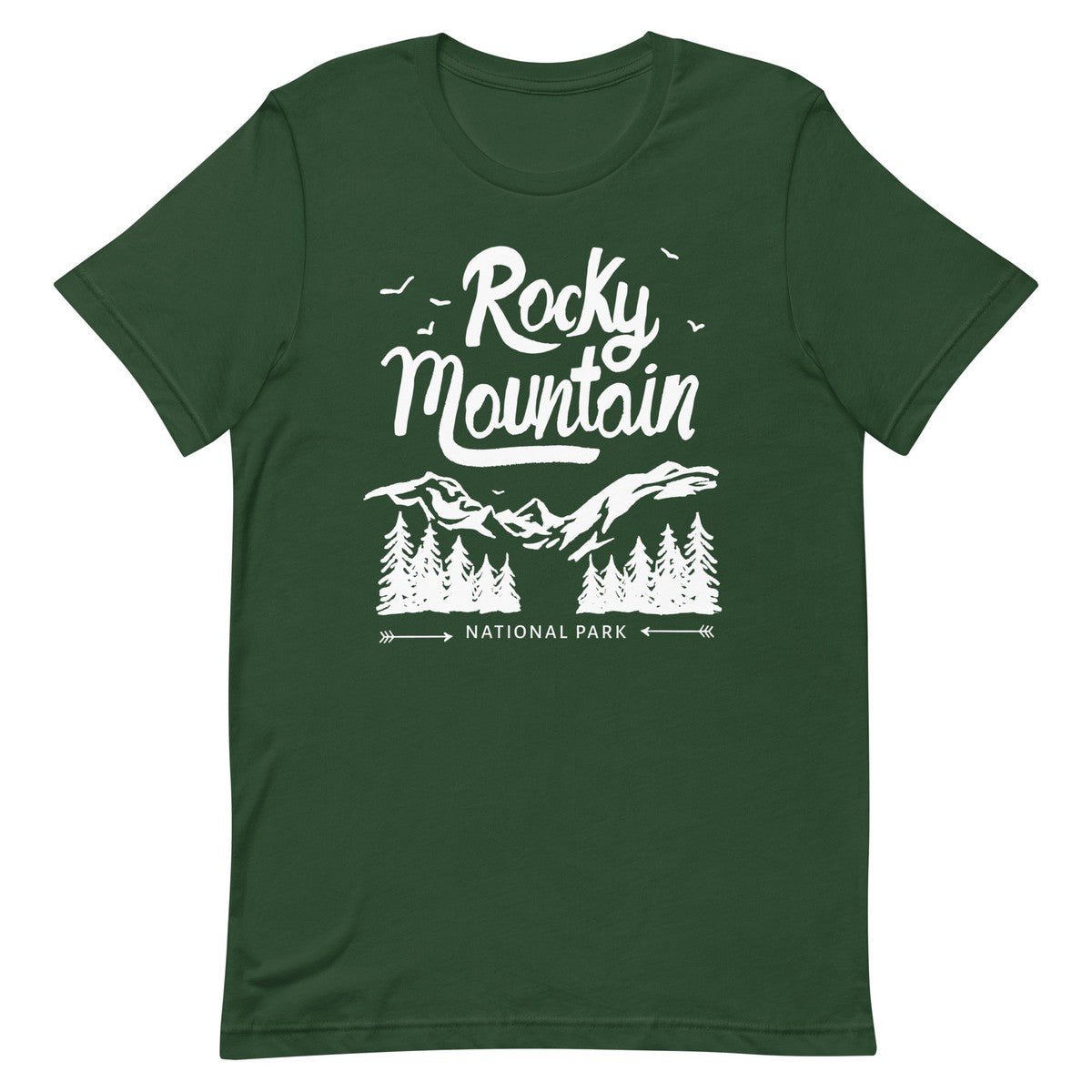 Mountains And Pine Trees Unisex T-shirt