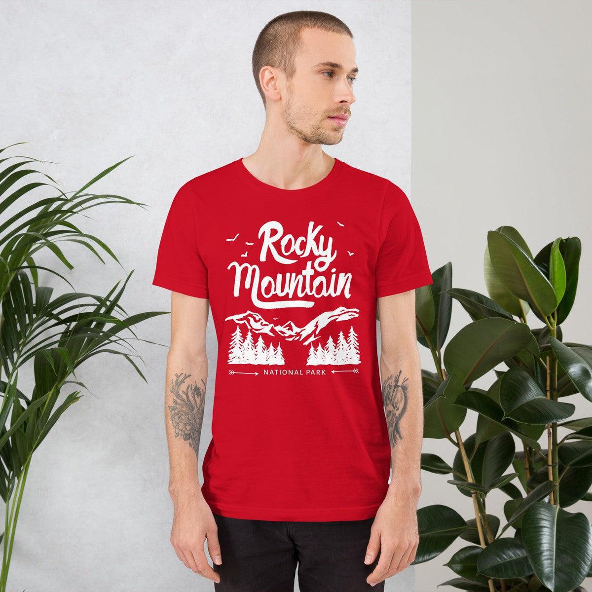 Mountains And Pine Trees Unisex T-shirt