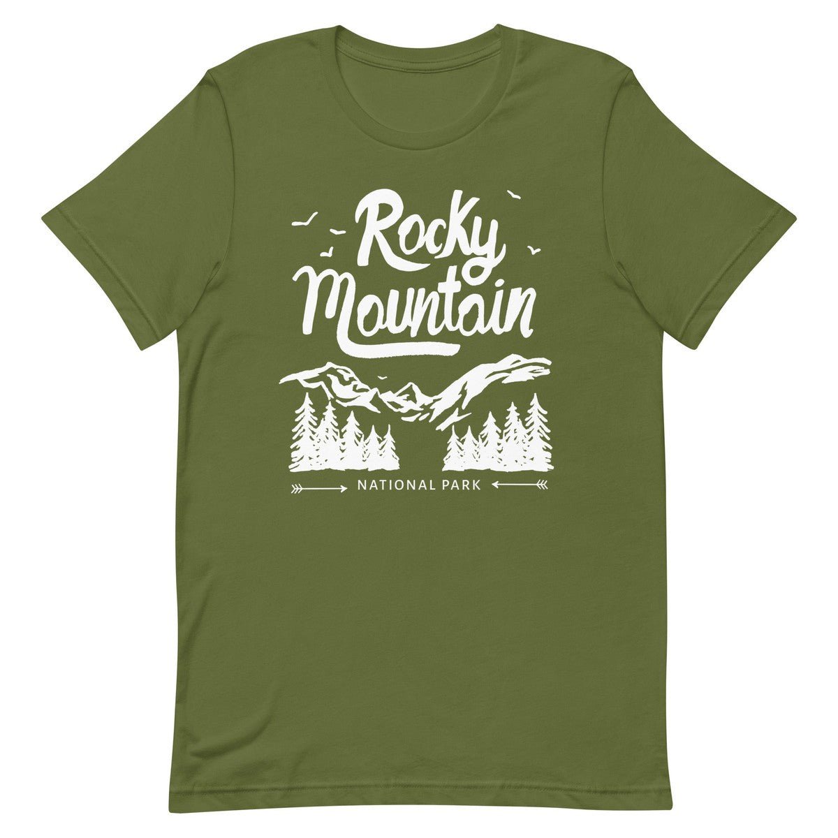 Mountains And Pine Trees Unisex T-shirt