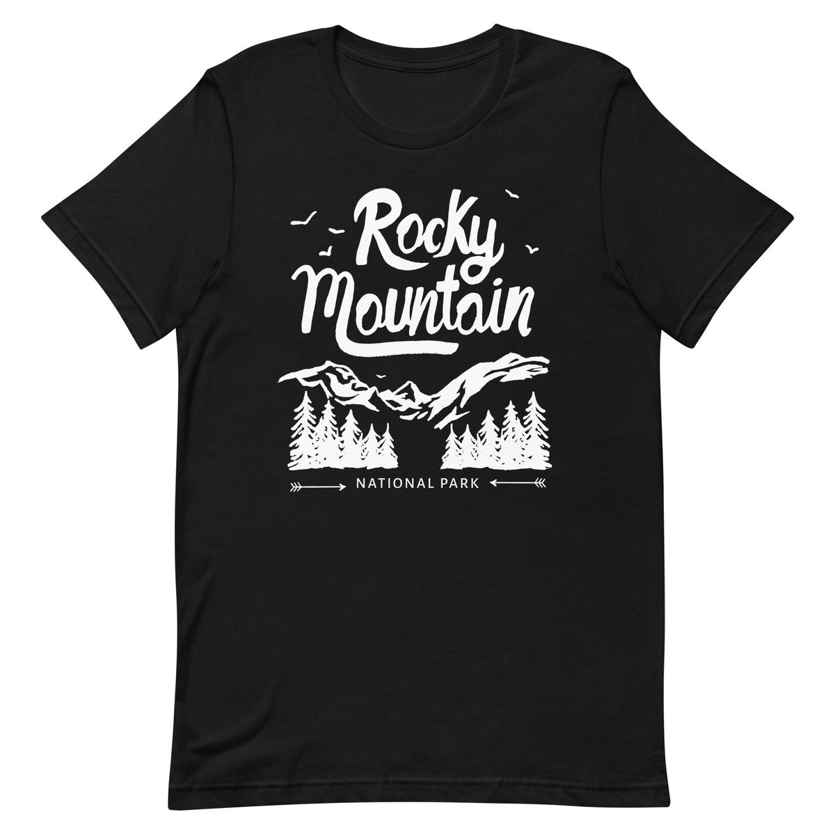 Mountains And Pine Trees Unisex T-shirt