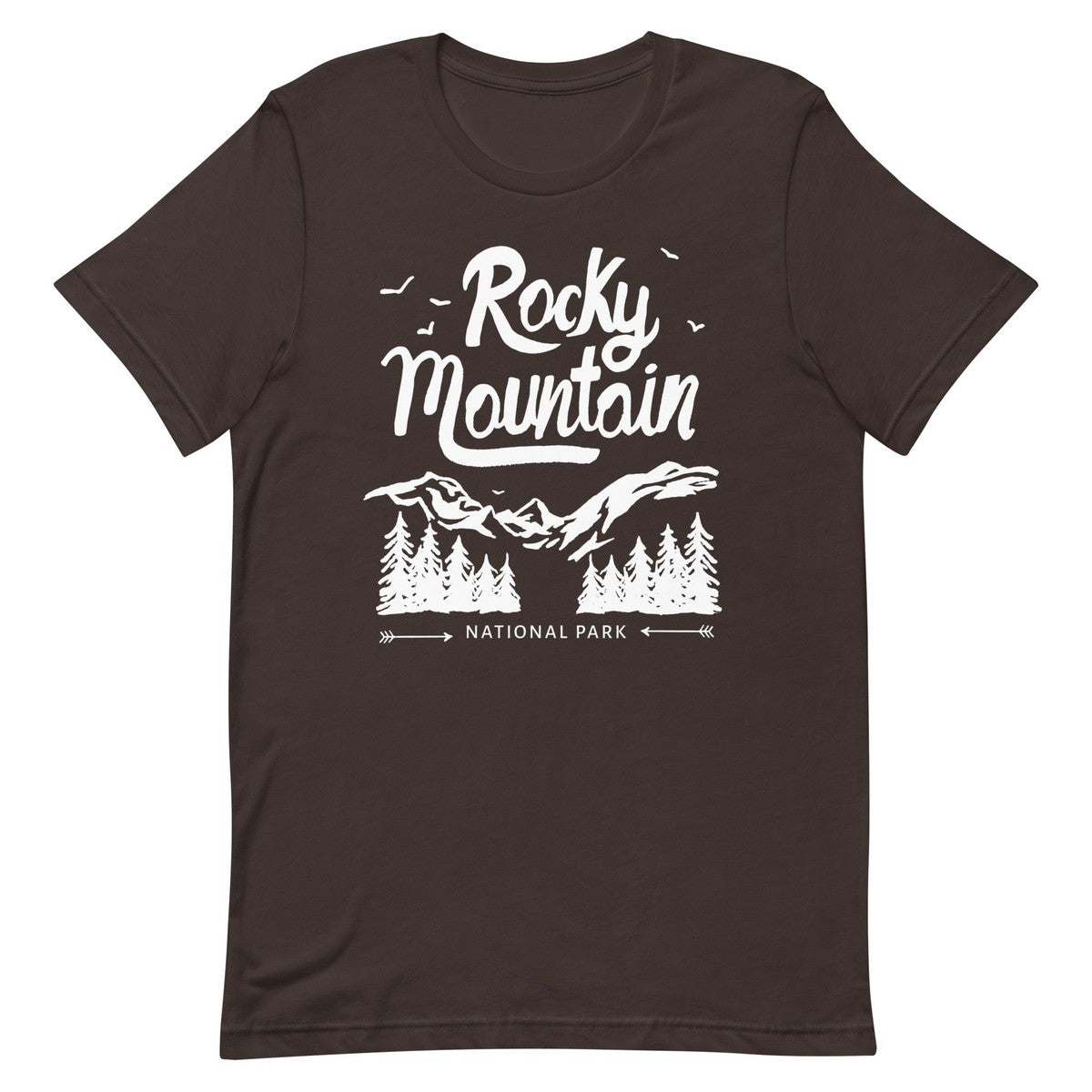 Mountains And Pine Trees Unisex T-shirt