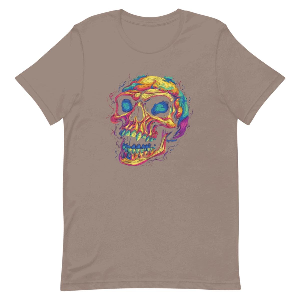 Psychedelic Smiling Skull Unisex T-shirt