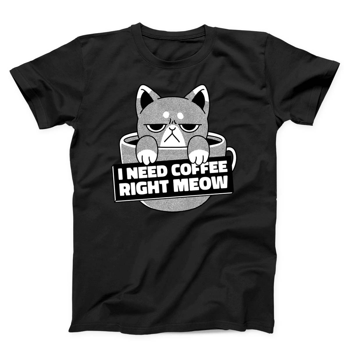 Angery Cat Coffee Drink Unisex T-Shirt