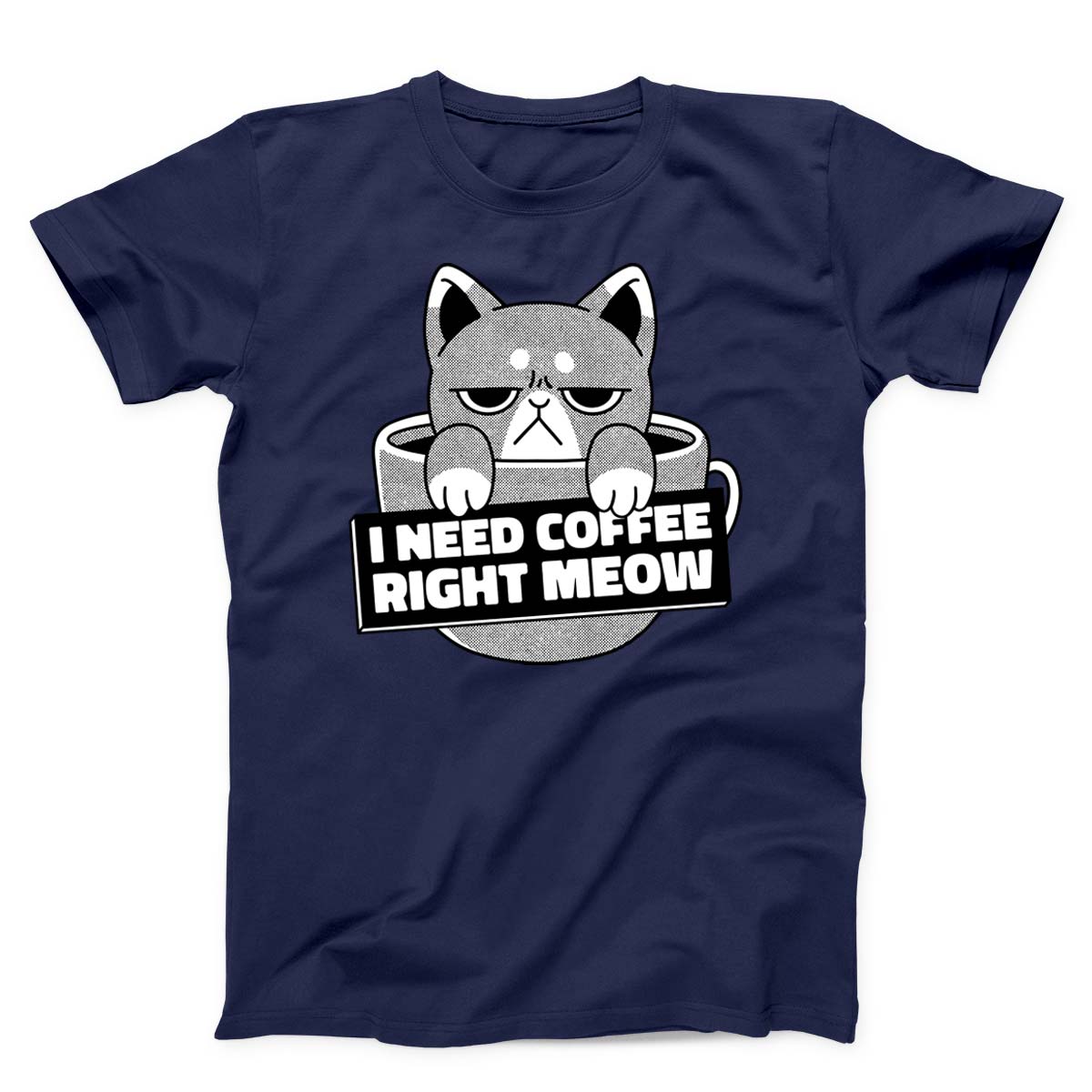 Angery Cat Coffee Drink Unisex T-Shirt