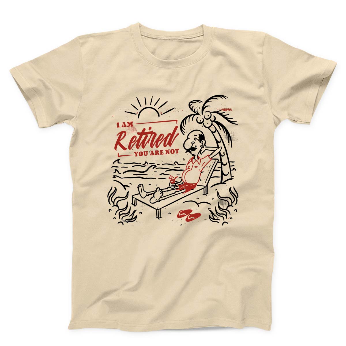 Retired Beach Unisex T-shirt