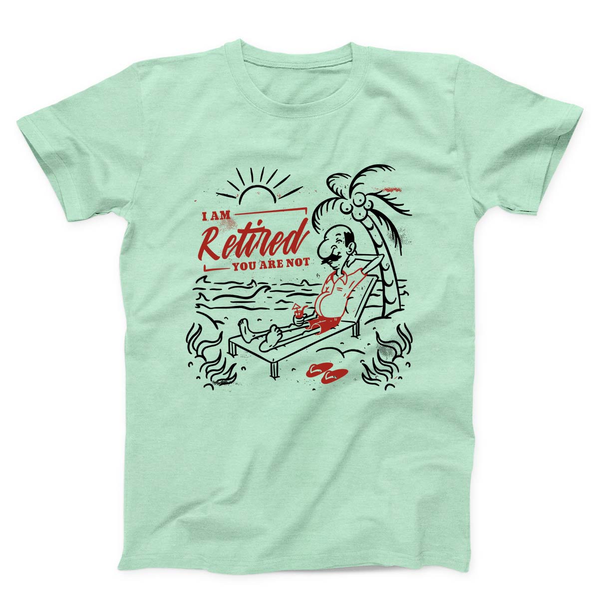 Retired Beach Unisex T-shirt