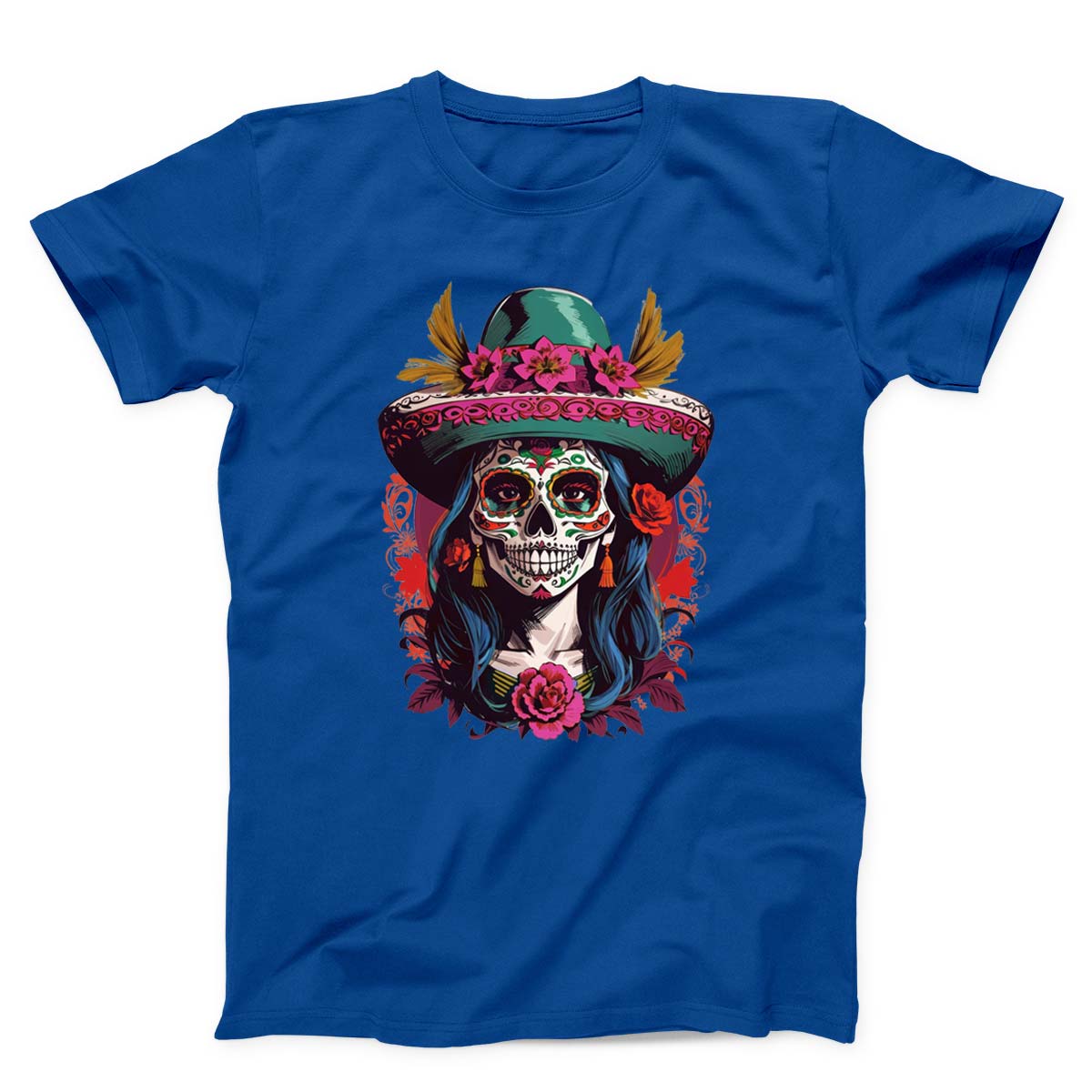 Catrina Portrait Skull Unisex T-shirt