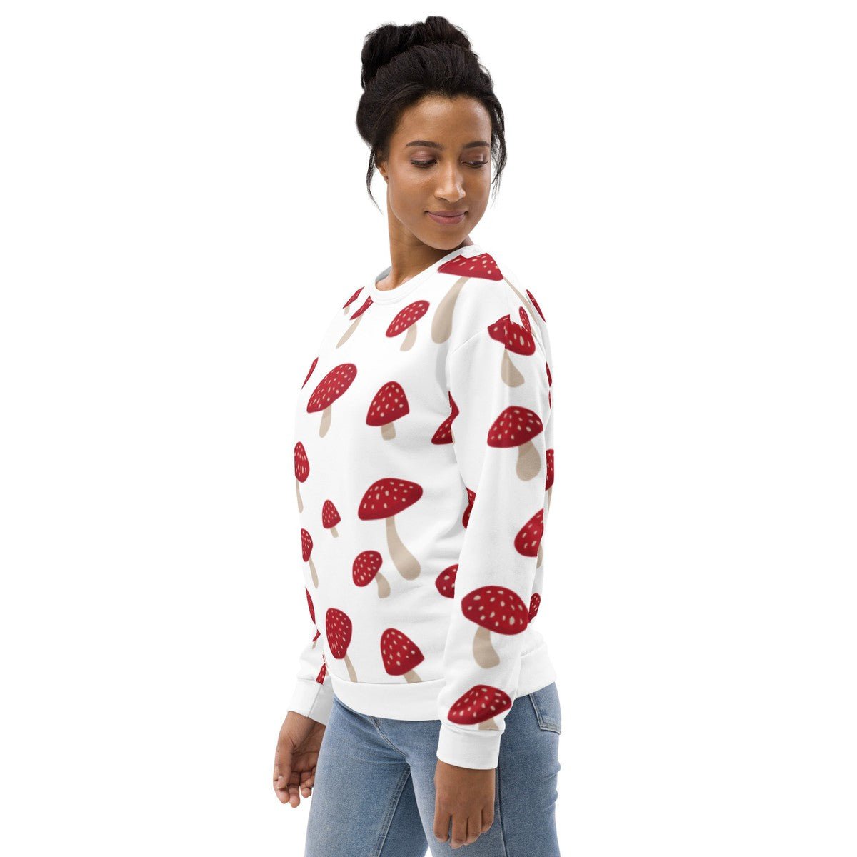 Red Mushrooms Unisex Sweatshirt