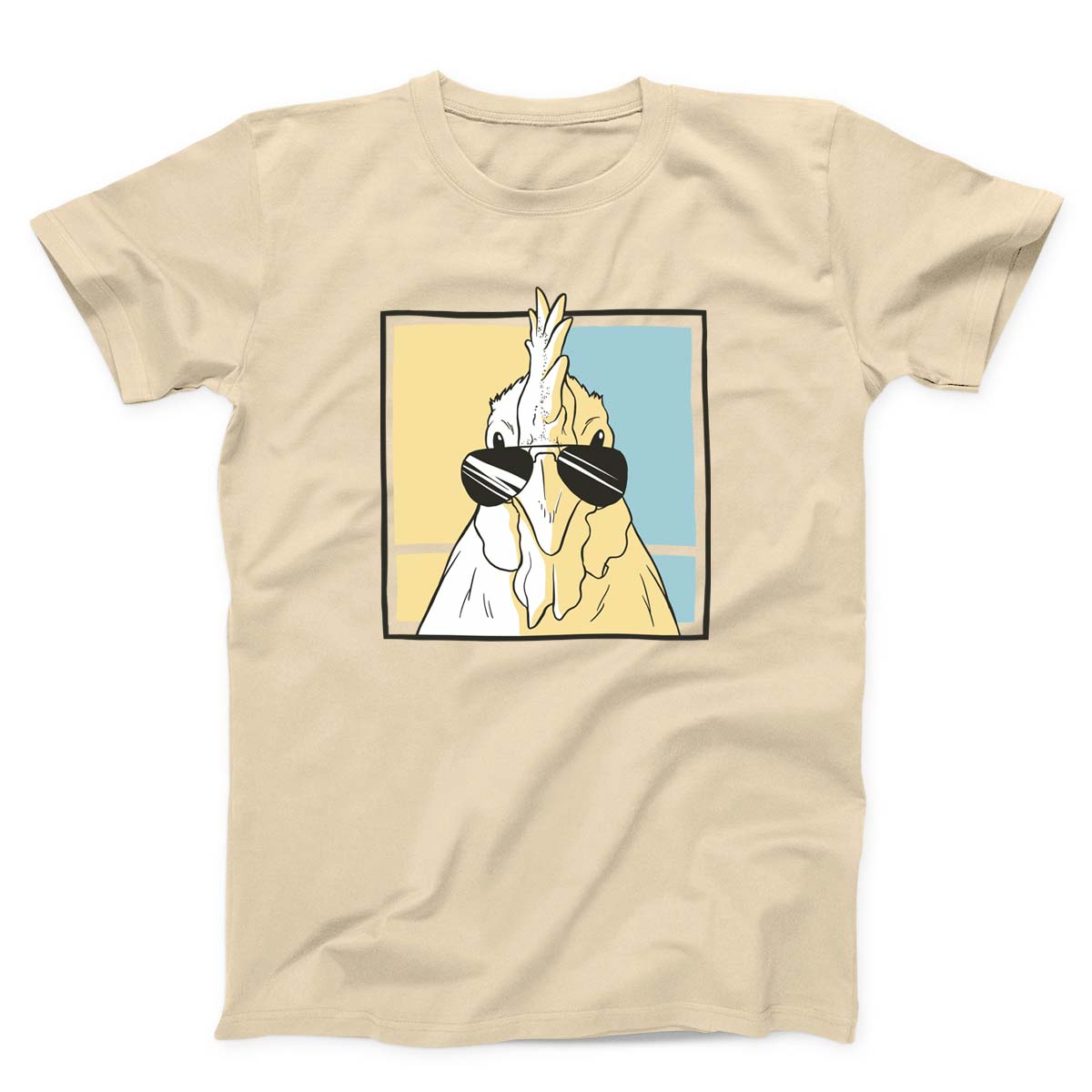 Chicken Wearing Sunglasses Unisex T-Shirt