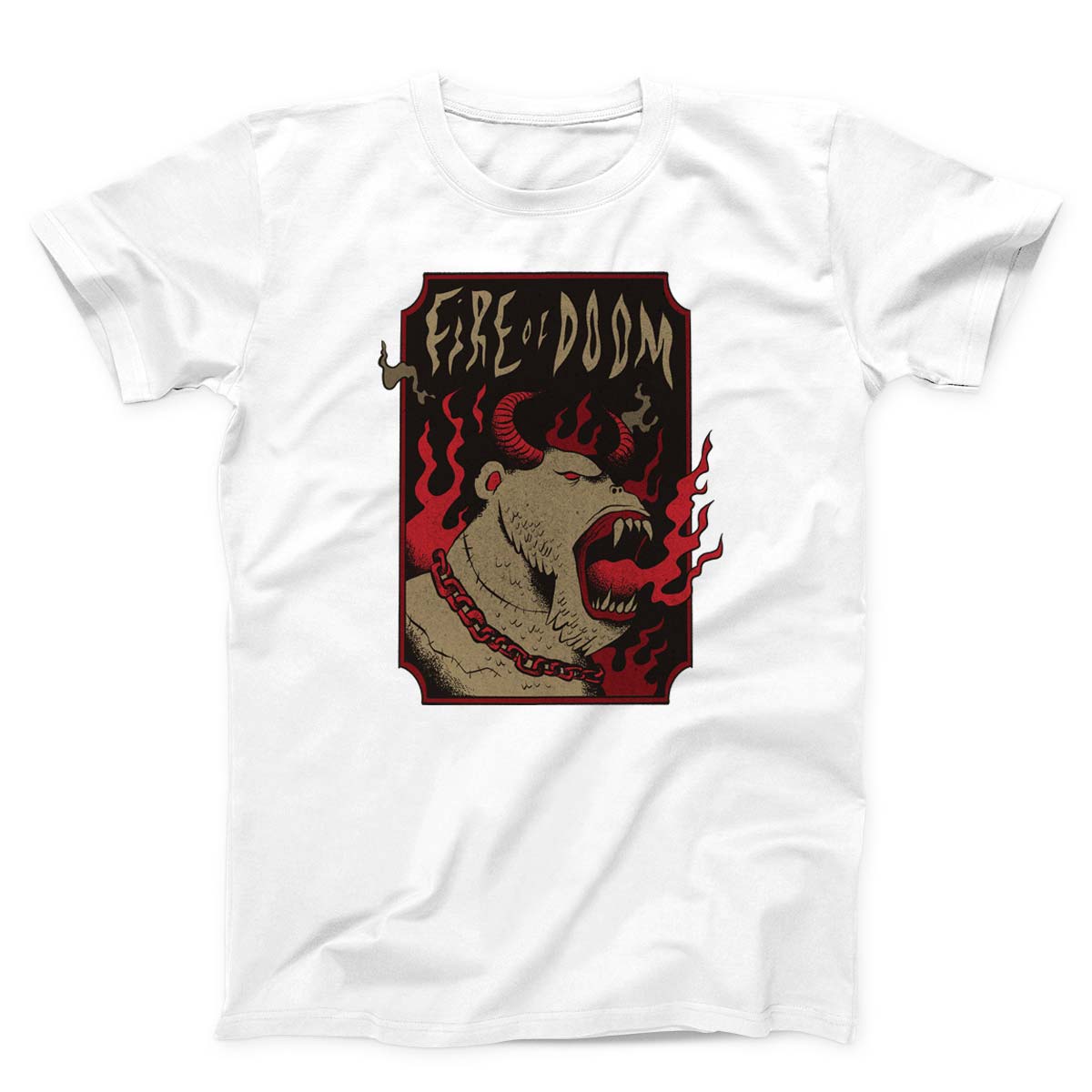 Hell Creature With Horns Unisex T-Shirt