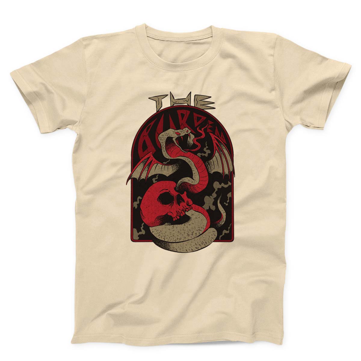 Snake And Skull Hell Creature Unisex T-Shirt
