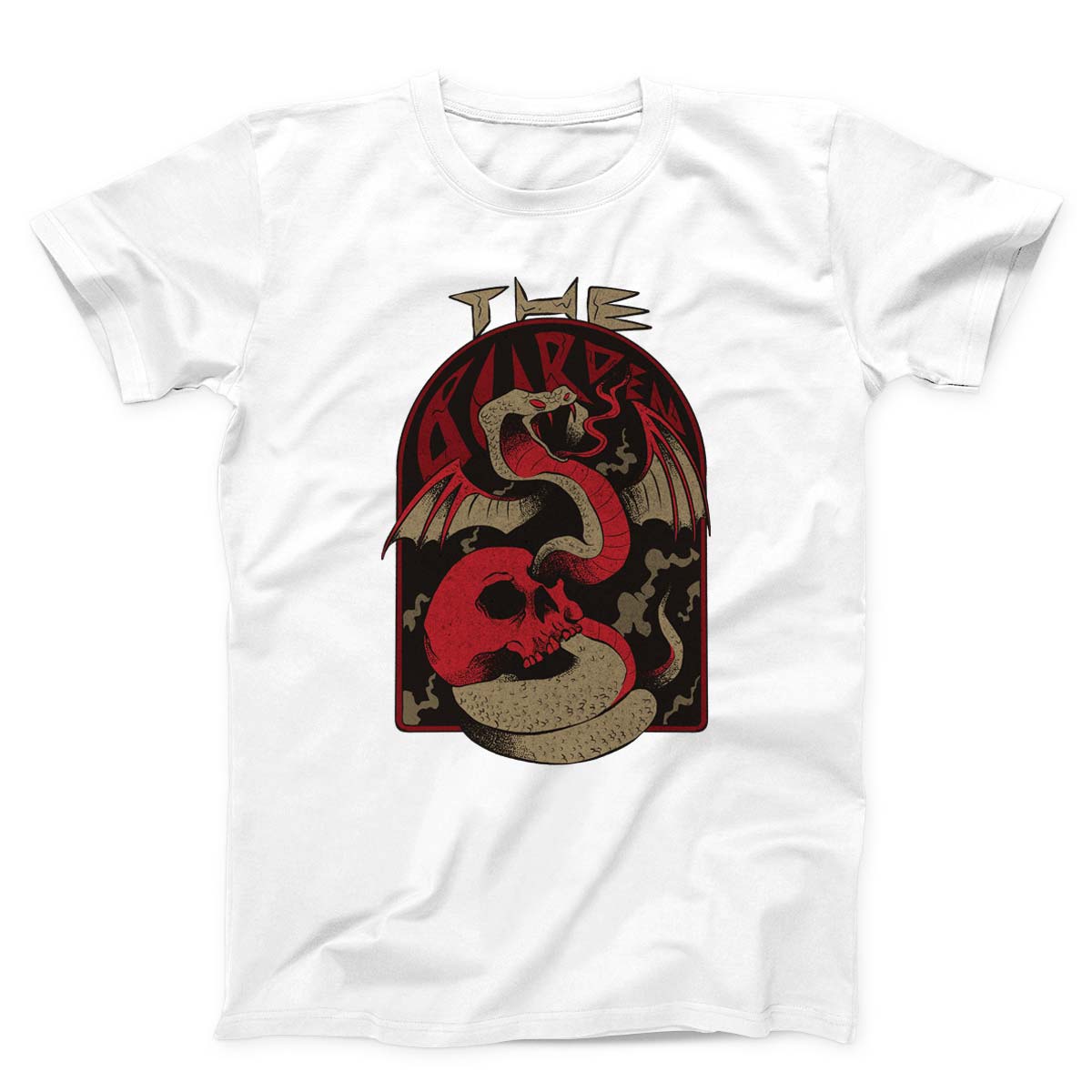 Snake And Skull Hell Creature Unisex T-Shirt