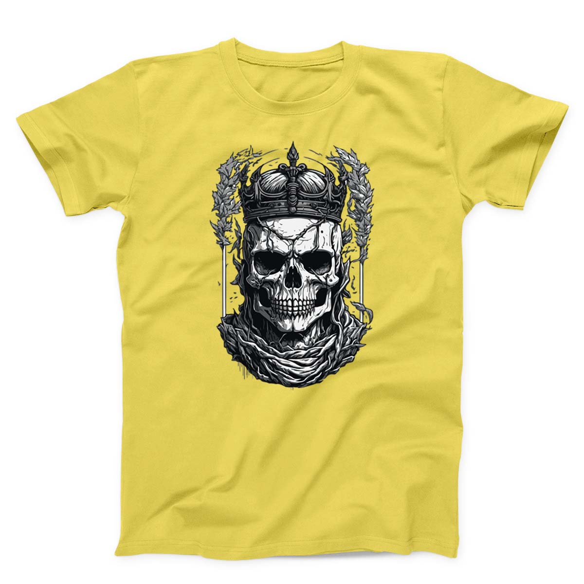 Intricate Crowned Skull Unisex T-shirt