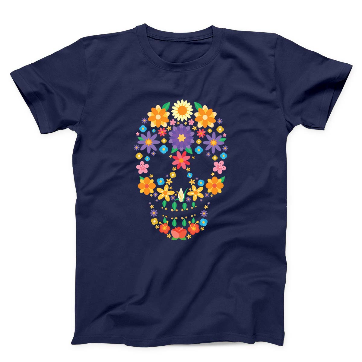 Flower Skull Unisex t-shirt