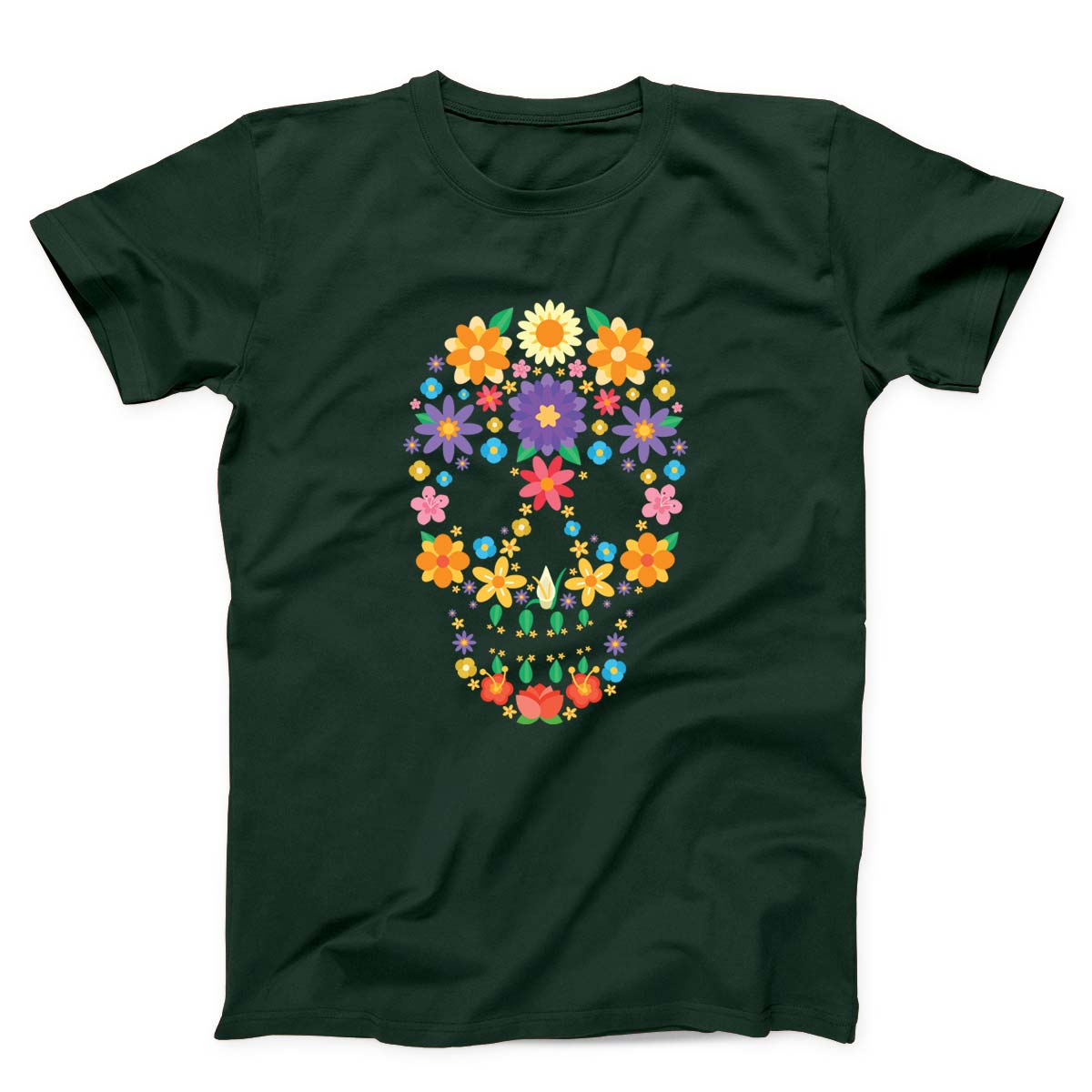 Flower Skull Unisex t-shirt