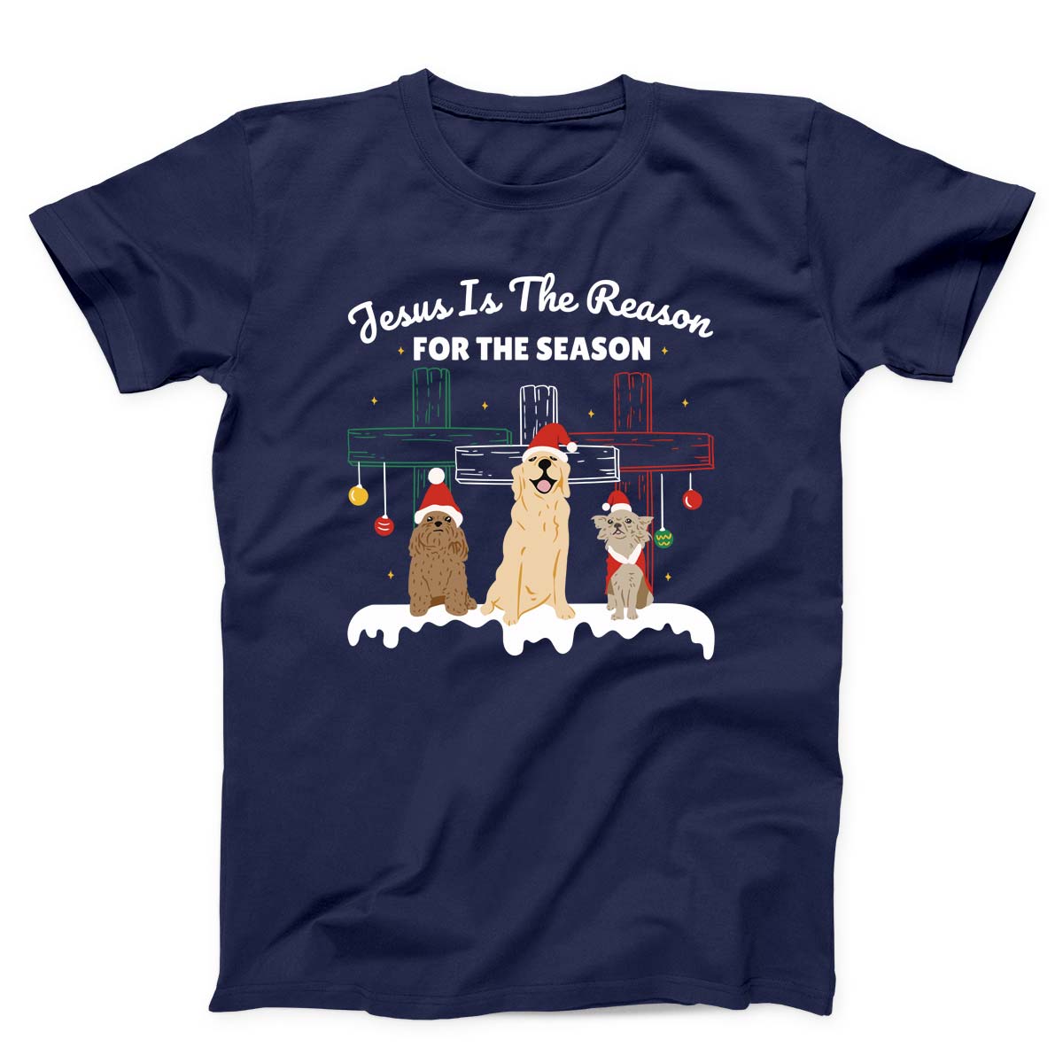 Christmas Dogs Unisex T-shirt
