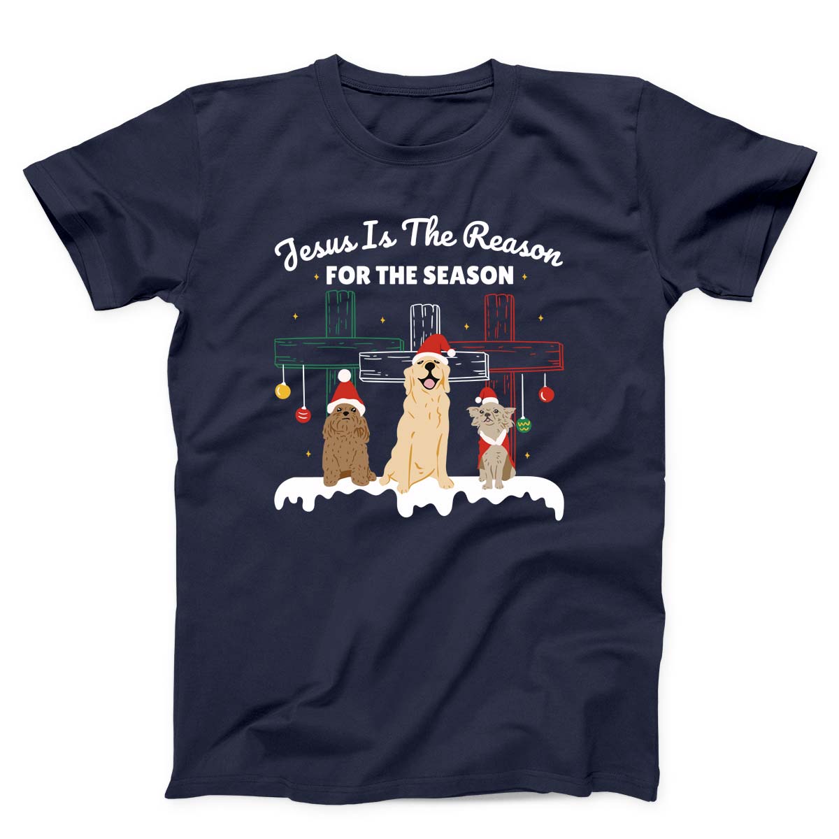 Christmas Dogs Unisex T-shirt