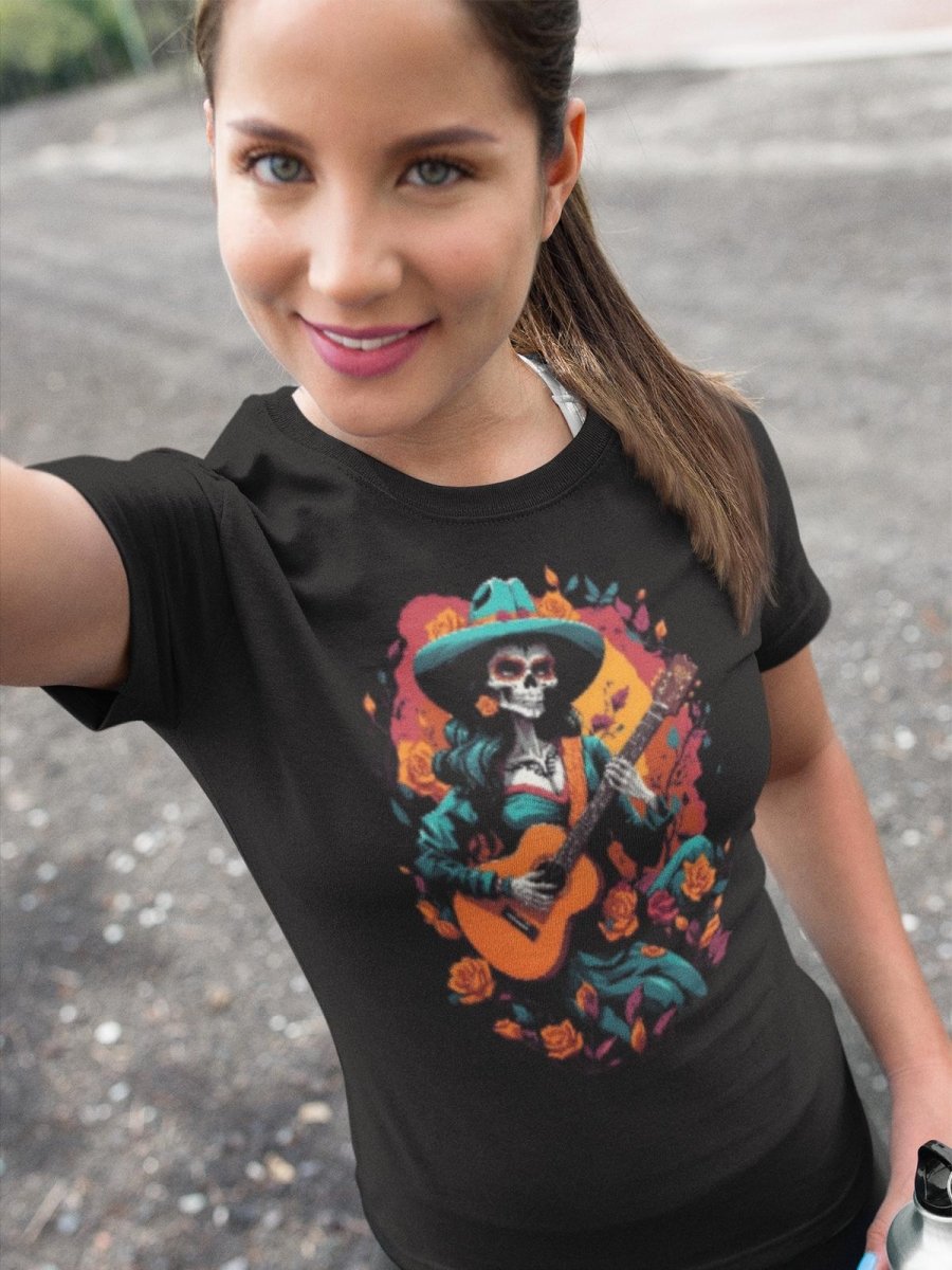 Guitar Catrina Unisex T-shirt