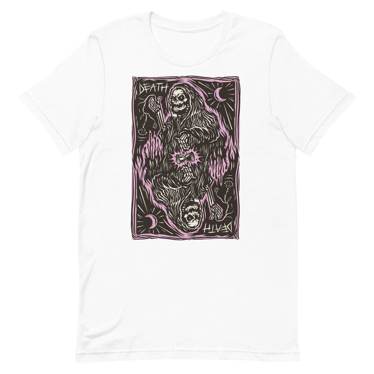 Skeleton Death Tarot Card Unisex T-shirt