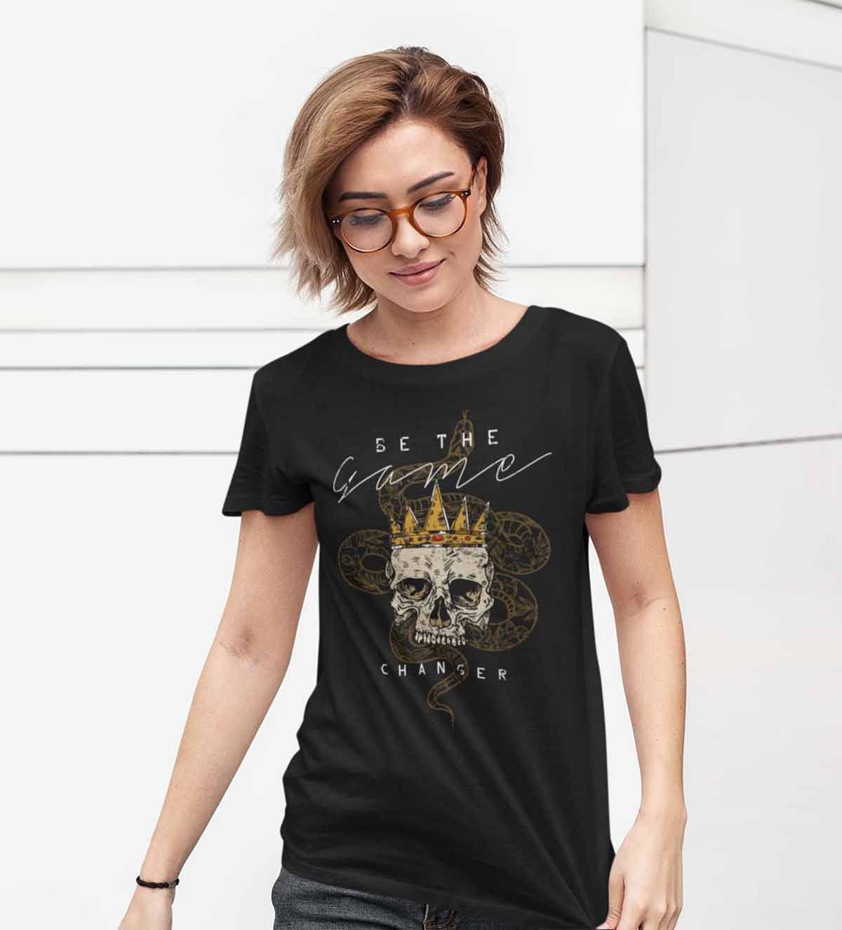 Skull Crown Game Changer Unisex T-shirt