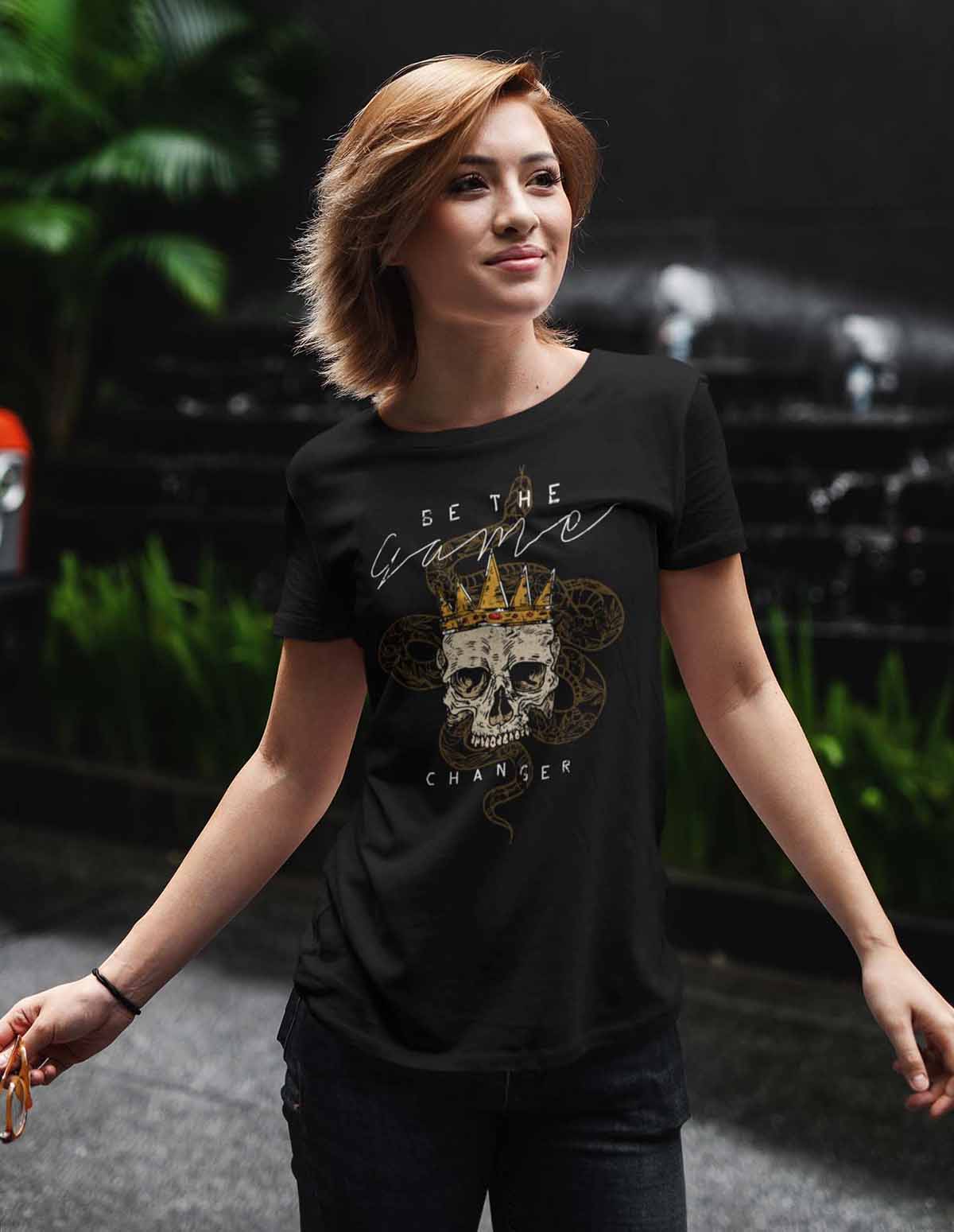 Skull Crown Game Changer Unisex T-shirt