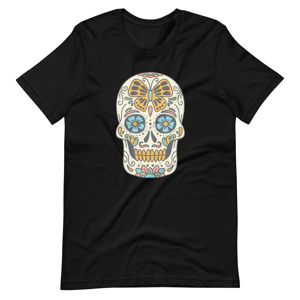 Sugar Skull Butterfly Unisex T-Shirt