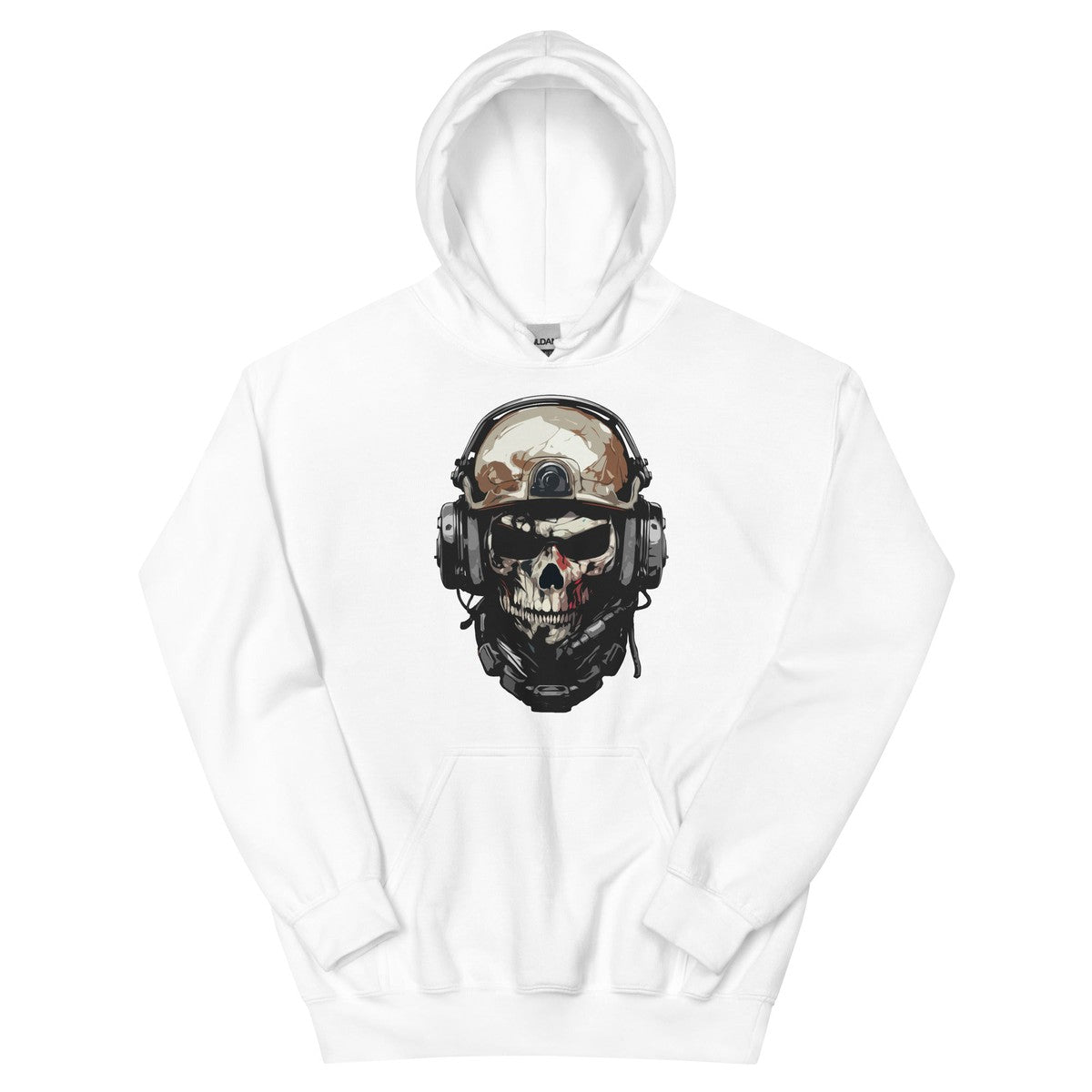 Skull Soldier Military Helmet Unisex Hoodie