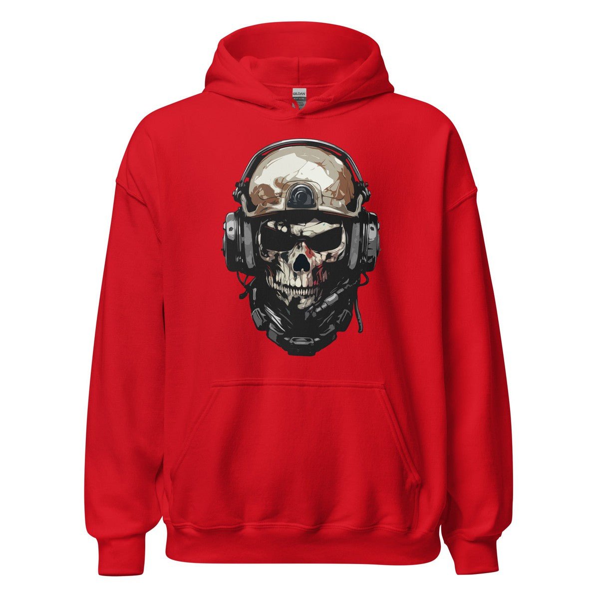 Skull Soldier Military Helmet Unisex Hoodie