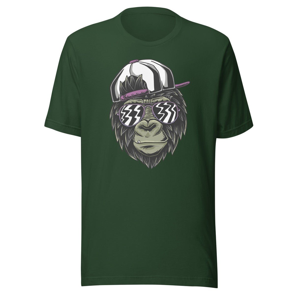 Stylish Monkey With Sunglasses Unisex t-shirt