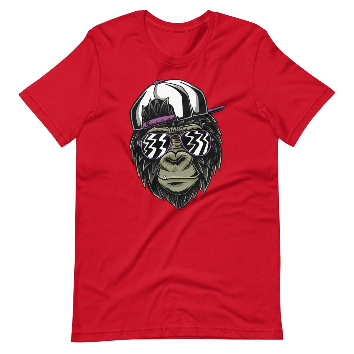 Stylish Monkey With Sunglasses Unisex t-shirt