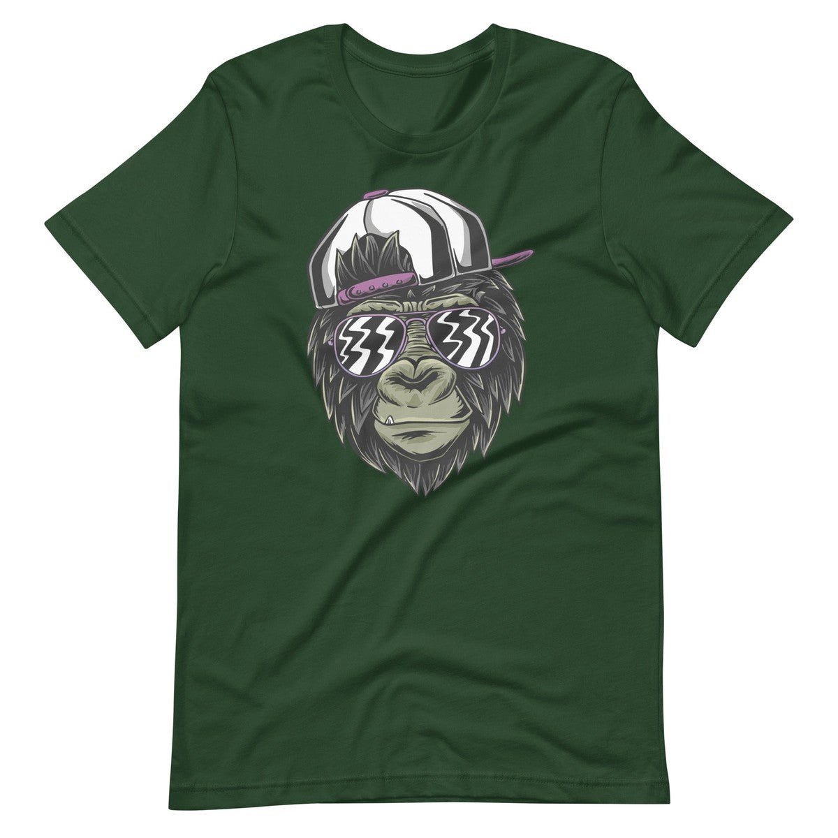 Stylish Monkey With Sunglasses Unisex t-shirt