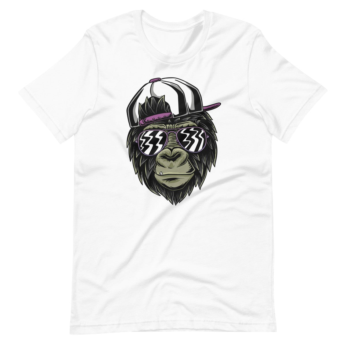 Stylish Monkey With Sunglasses Unisex t-shirt