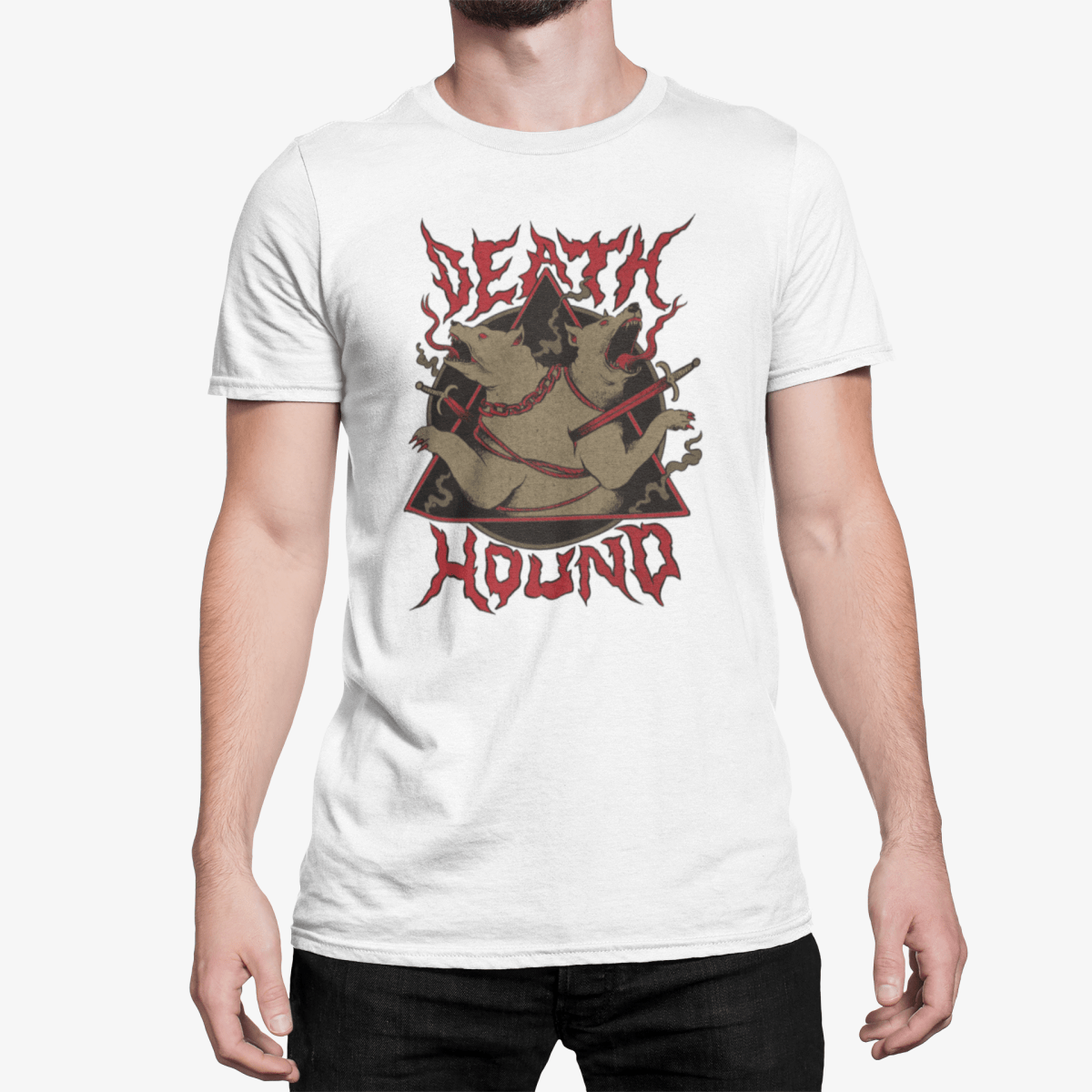 Two Head dog Hell Creature Unisex T-Shirt