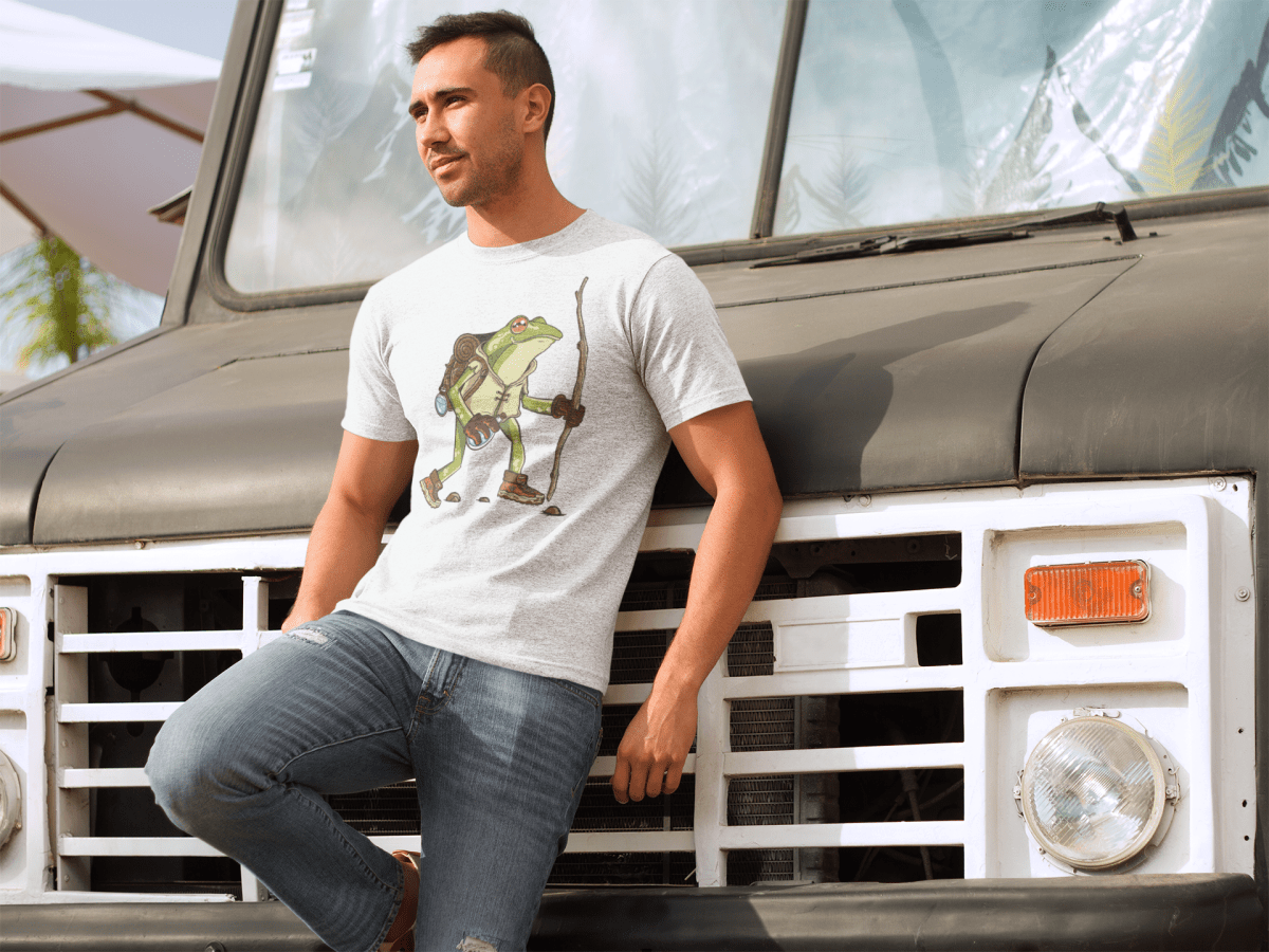 Adventure Frog Hiking Unisex T-Shirt