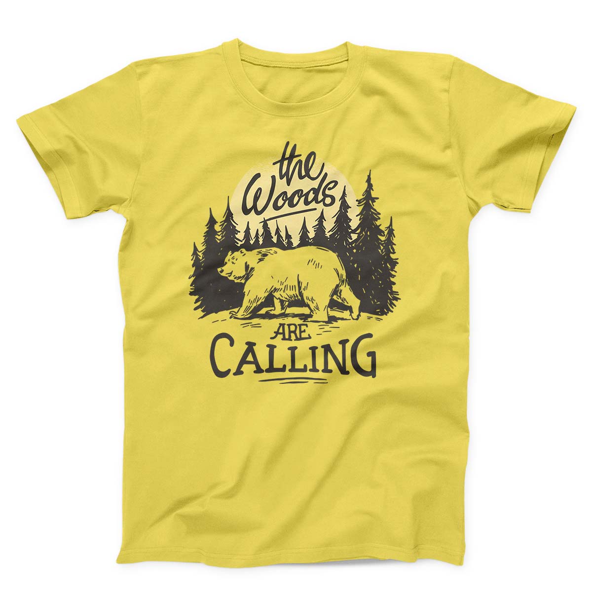 The Woods Are Calling Bear Forest Unisex T-shirt