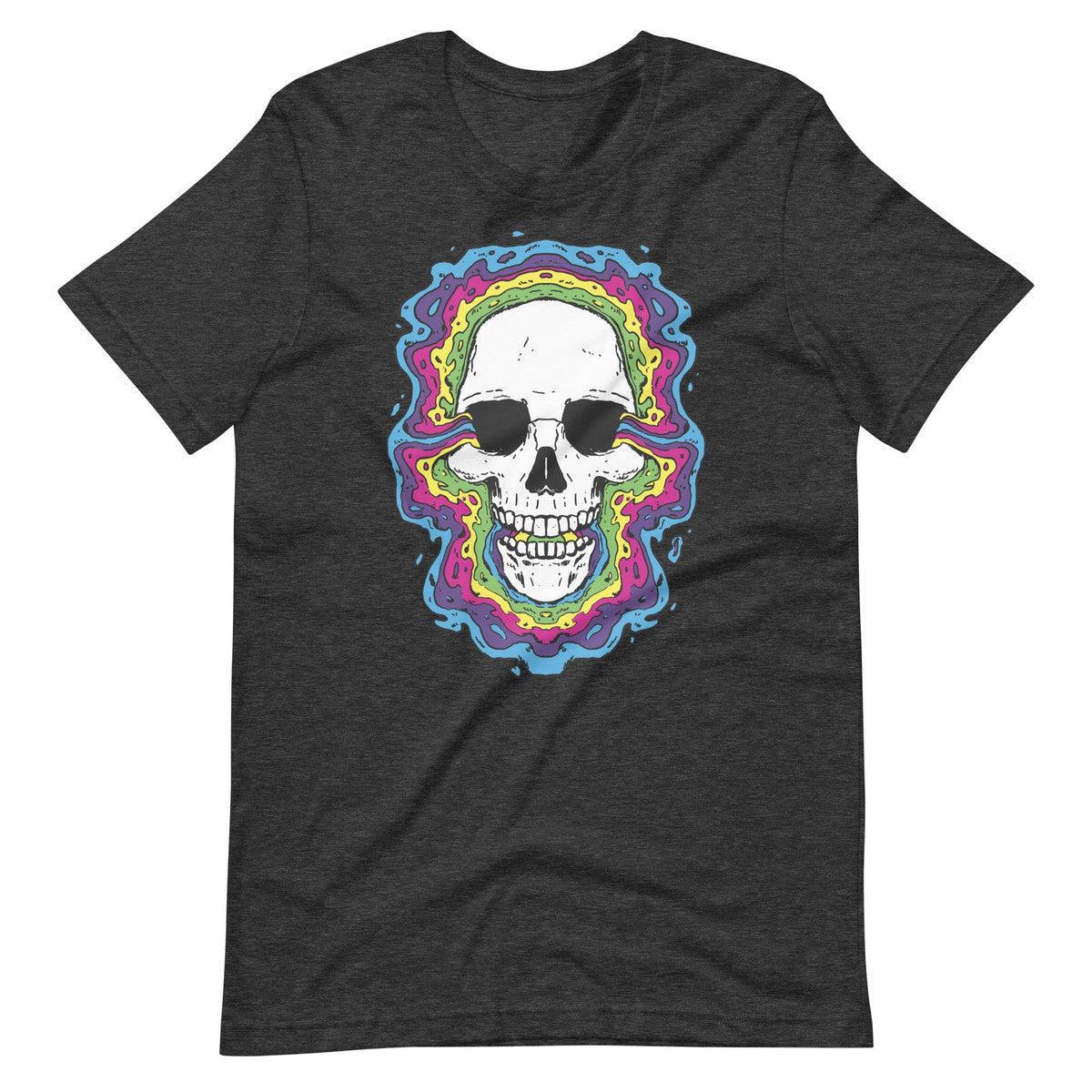 Trippy Psychedelic Skull Unisex T-shirt