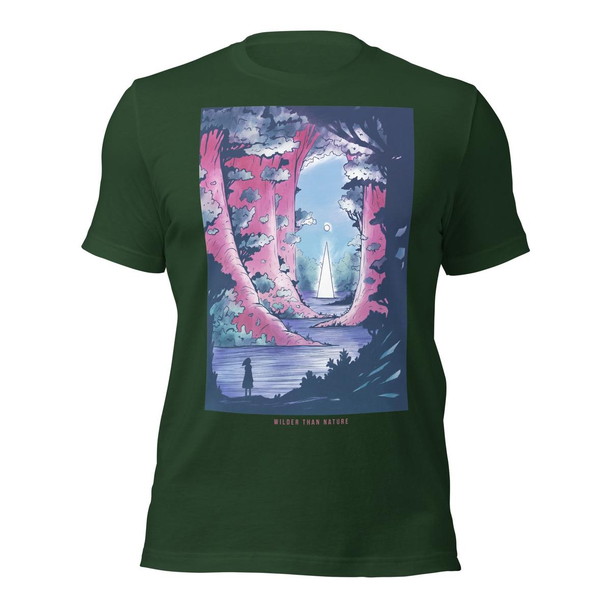Giant Trees Fantasy Landscape Unisex T-Shirt