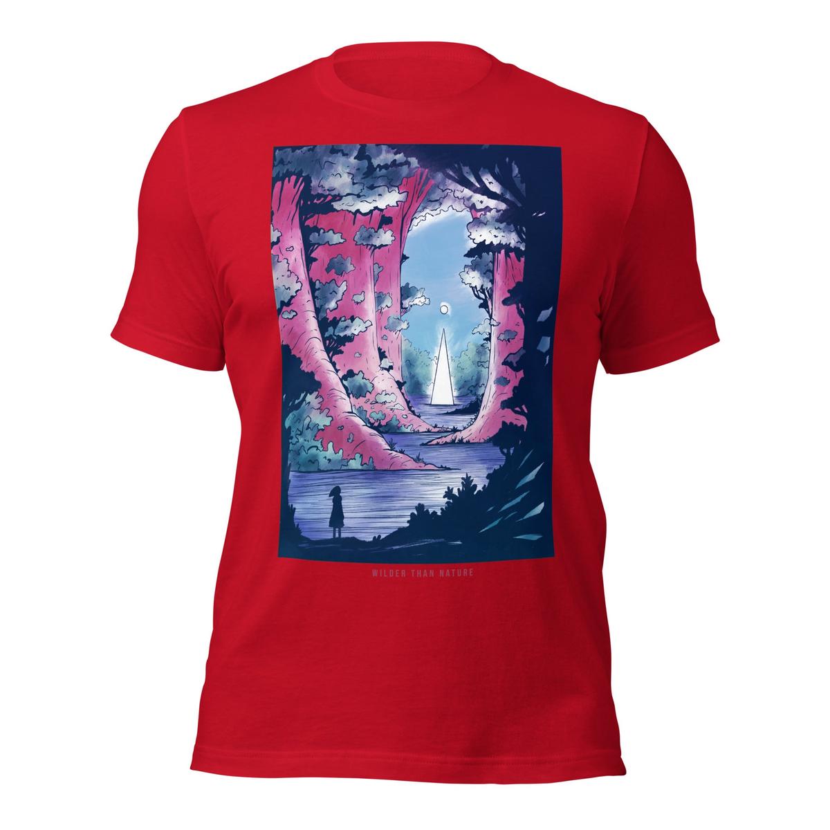 Giant Trees Fantasy Landscape Unisex T-Shirt